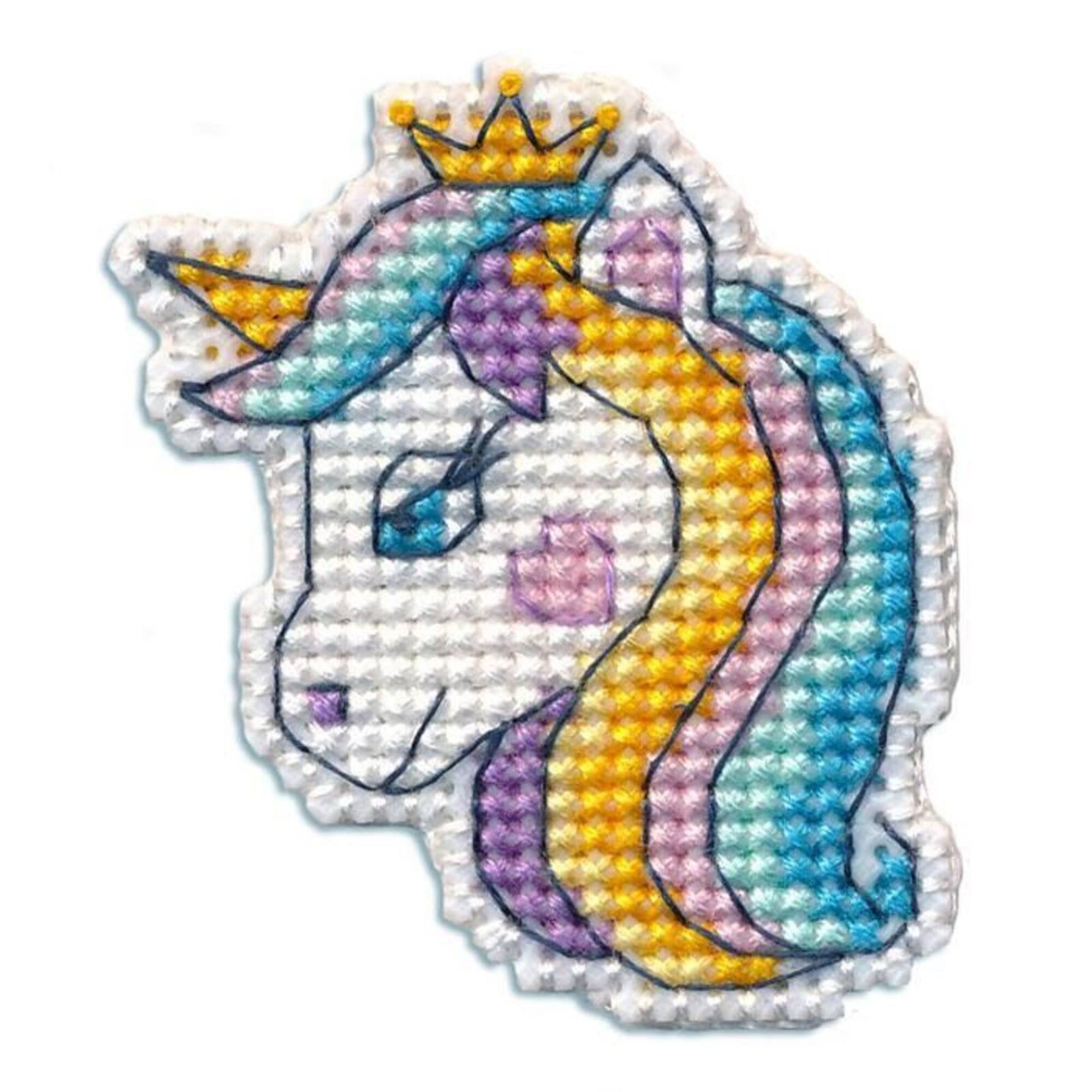 Oven Badge Unicorn-2 Cross Stitch Kit